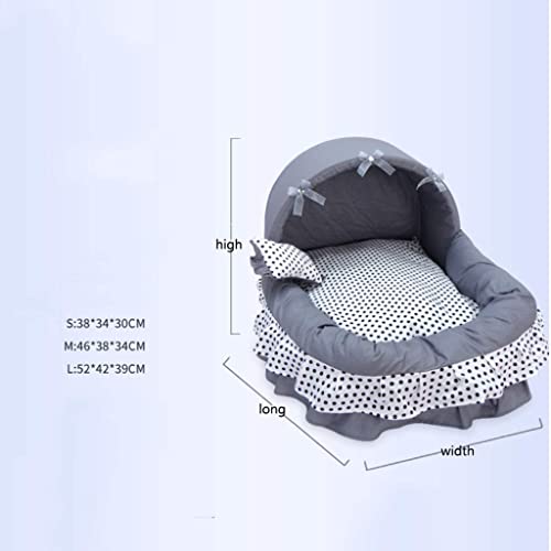 Lit pour chien pour animaux de compagnie chat nid intérieur coussin bleu