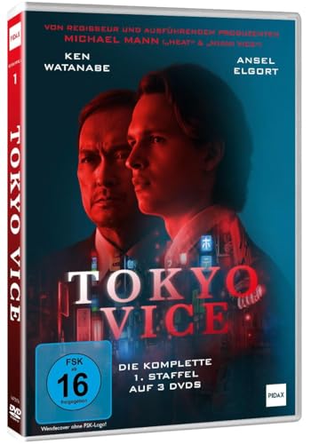 Tokyo Vice, Staffel 1 / Die ersten 8 Folgen der Noir Krimiserie [3 DVDs]