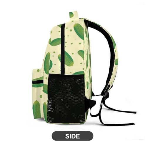 Pickle Pattern Cute Backpack Travel Daypack Lightweight Back Pack with Pockets3