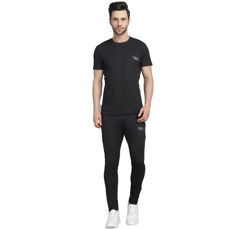 mack jonney Solid Polyester Lycra Casual Style Half Sleeves Co-Ord Set Trackuit For Men-P-MACK52989-Box_T_D10____2-picture-24