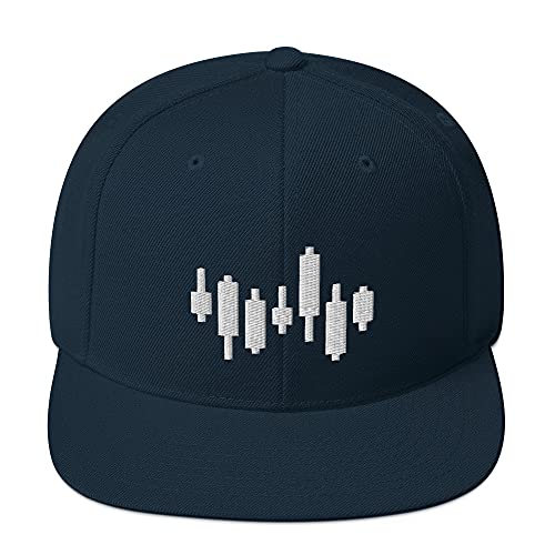 Forex Stock Market Crypto Trader Trading Candlestick Embroidery Snapback Hat ...