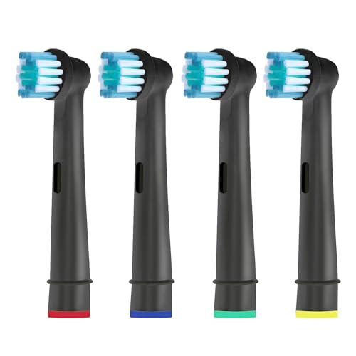 Testine Spazzolino Elettrico Compatibile Con Oral B Spazzolini Elettrici Ricaricabile – Testine di Ricambio Adatto Orale B Cross Action, Vitality, Professional Care, ecc - Di HSYTEK