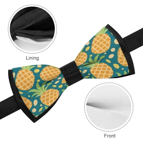 Pre-Tied Polyester Bow Tie for Men & Boys - Ideal for Weddings & Parties4