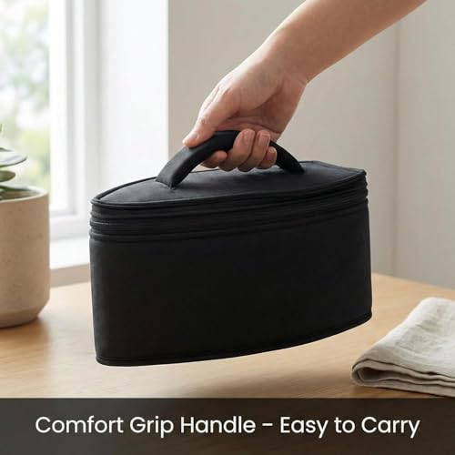 Image of Dry Iron's Storage Bag| Compact Travel Iron's Heat Resistant Storage Bag | Fast Heating Fabric Press Iron for Home, Dormitory, Office & Business Travel