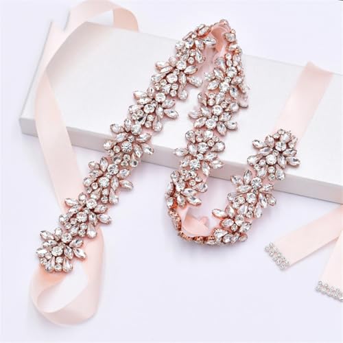 Handmade Beaded Wedding Belt, Short-Hemmed Bridal Bridesmaid Dress Belt, Party Dress Accessory3