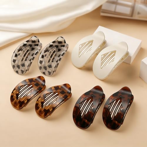Set 8 Pinzas Planas para Cabello Mujer 4.2 Pulg miniatura 7