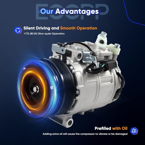Image of ECCPP AC Compressor Direct Fit for Mercedes-Benz E300 V6 3.5L 2012