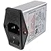 Qualtek 864-10/011 EMI POWER LINE FILTER MULTI FUNCTION MODULE W/IEC CONN SINGL FUSE W/VOLT SEL