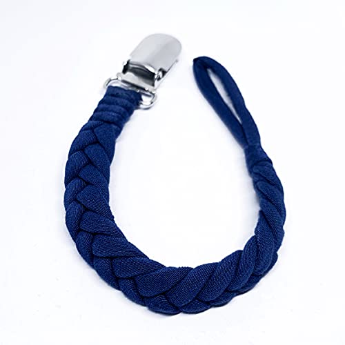 Habadeer Baby Pacifier Clips For Girls And Boys  4 Pack,100% Handmade Braided,Universal All Pacifiers #TOP4