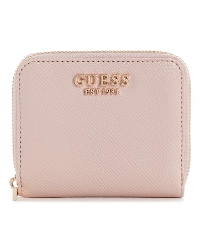 Porte-monnaie GUESS Gilda SLG de luxe avec finitions zippées or rose