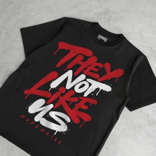 Image of DopeSkill Graphic Tee Streetwear Hip Hop Hypebeast Unisex T-Shirt Sneaker Colour Matching Shirts Inspired Motivation Quotes