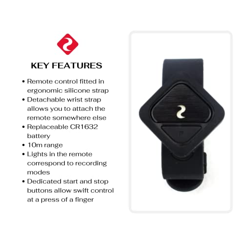 Drift Innovation Bluetooth-Fernbedienung - Starten, stoppen und ändern Sie den Modus Ihrer Action-Kamera aus der Ferne. Mit Handschlaufe. Drift Kamera Zubehör Kompatibel mit Ghost XL und XL Pro - Image 3