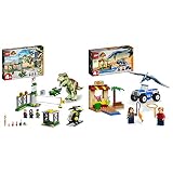 producto 1: Incluye 3 mini figuras LEGO de Owen Grady, Zia Rodríguez y un protector de la fauna con divertidos accesorios como un walkie-talkie, huevos de dinosaurio y un arma tranquilizante