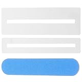 Hemobllo Gitarren Fretboard Protector aus Edelstahl für Bass und Gitarre Ergonomisches Polierwerkzeug zum Kratzer Schaden schutz Beim Bundreinigen Geeignet für Gitarrenwerkstatt und DIY