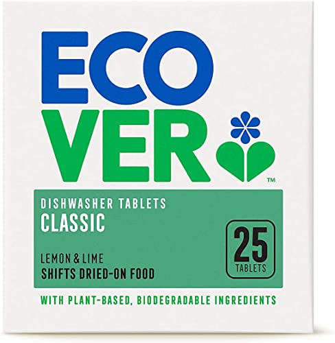 Ecover Dishwasher Tablets 25 Tablet x 6 (Pack of 6)