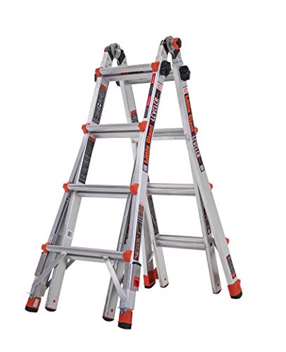 Riferimento 16517 Altezza massima in scala 218 cm Altezza mini a scala 132 cm Altezza massima in estensione destra 44 cm Altezza in estensione destra 146 cm Altezza piegata (in posizione di stoccaggio) 139 cm Larghezza base 61 cm Profondità (in posizione di stoccaggio) 21 cm Altezza massima di accesso in scala 337 cm Altezza di accesso in scala 580 cm Peso 15 kg