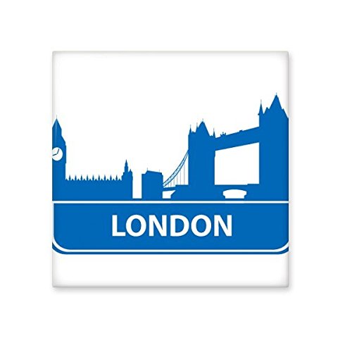 Carreau de céramique Londres bleu pour s'évader depuis sa salle de bains