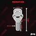 Wheel Lug Bolt M12x1.25 Wheel Studs Compatible with Jeep Dodge Chrysler Ram Cherokee Vehicle 200 2015-2017 Renegade 2014-2022 Dart 2013-2016 Compass 2018-2022 Replace# 6509933AA, 611-005 (20pcs)