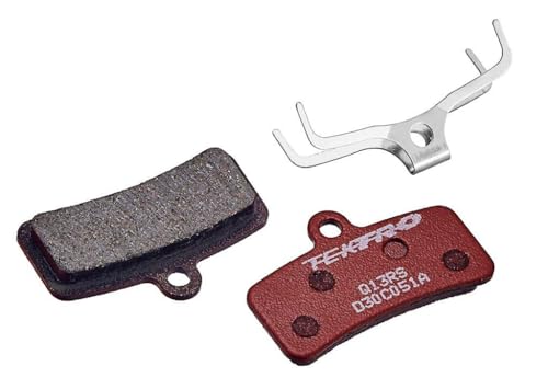 TEKTRO Q13RS DISC BRAKE PAD FOR 4-PISTON BRAKE CALIPERS RED