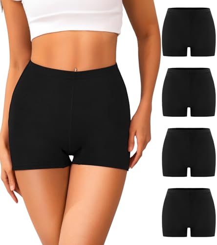 J-pone Boy Shorts Underwear for Women Cotton Underwear High Waisted Boyshort Full Coverage Anti...