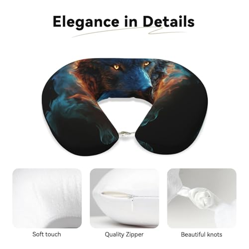 Almohada de espuma viscoelástica para cuello tamaño único miniatura 3