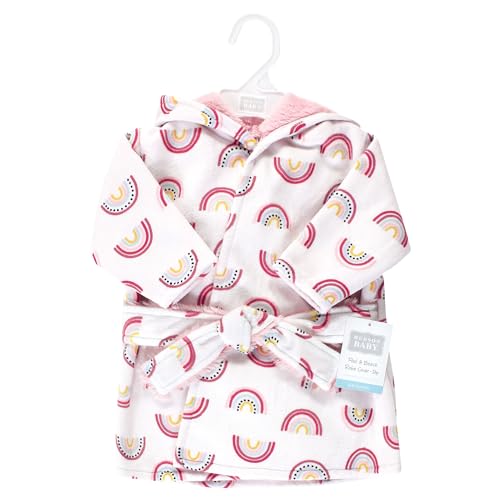 Image of Hudson Baby Unisex BabyMink with Faux Fur Lining Pool and Beach Robe Cover-ups