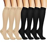 👟Universal Anwendbar: Die Compression Socks ist für verschiedene Anlässe unisex konzipiert. Es eignet sich für die tägliche Arbeitskleidung, Sport, Flug & Reisen, Stillen und Schwangerschaft. Ein tolles Geschenk für Ihre Familie, Freunde und Arbeitskollegen.