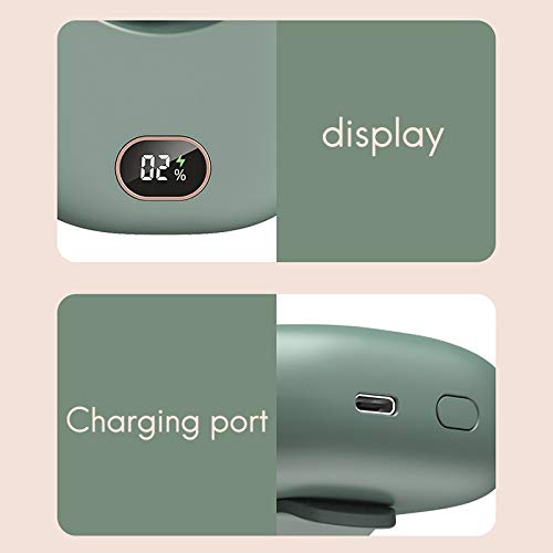 Mini ventilateur de refroidissement électrique rechargeable par USB Blanc