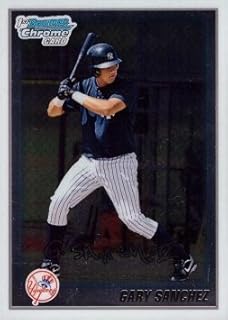 2010 Bowman Chrome Prospects Baseball #BCP207 Gary Sanchez Pre-Rookie Card - 1st Bowman Chrome