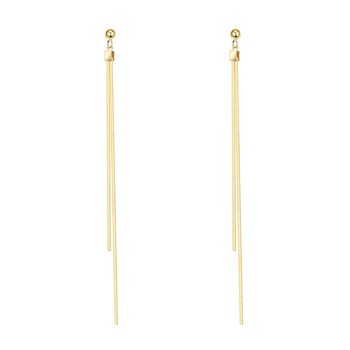 CCAIPU Pendientes largos para mujer, Pendientes de borla de plata de ley 925, regalo para madre mujer niña