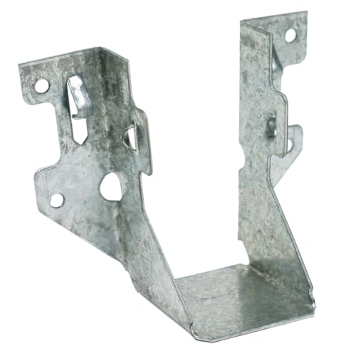 Simpson Strong-Tie LUS24Z Light Face-Mount Joist Hanger - 1-9/16 in. (W) x 3-1/8 in. (H) x 1-3/4 in. (B), Fits 2x4 Joists, 18 Gauge ZMAX Galvanized Steel, Hurricane Rafter Ties by Simpson Strong-Tie - Used condition - US$83.96