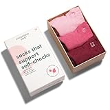 Conscious Step Men's Fair Trade Organic Cotton Ankle Socks | 3 Pack Pink Socks Size US Mens 8-13 | Every Pair Helps Support our Humanitarian Partners