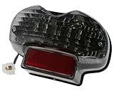 bandit 600 sitzhöhe  SHIN YO LED-Rücklicht mit getöntem Glas, SUZUKI GSF 600 Bandit 00-, GSF 1200 01- (Black)