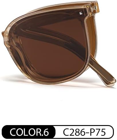 Carry Polarized Mini Folding Sunglasses Women Polarized UV Protection Trendy Designer Sun Glasses - Image 3