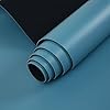 Premium Clever Yoga Mat - Extra Long Yoga Mat Suitable For All Yoga Types - Workout Mat For Home Or On The Go - Includes Our Perfect Fit Mat Bag - Blue