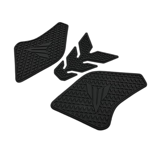 Autocollants antidérapants réservoir MT07 protection tankpad latéral moto noir 2019 2021