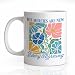 LAGZDFC His Mercies Are New Every Morning Ceramic Coffee Mug for Women, Inspirational Christian Coffee & Tea Mug, Funny 11oz Bible Verse Mugs Gifts For Cats Lover, Religious Gifts