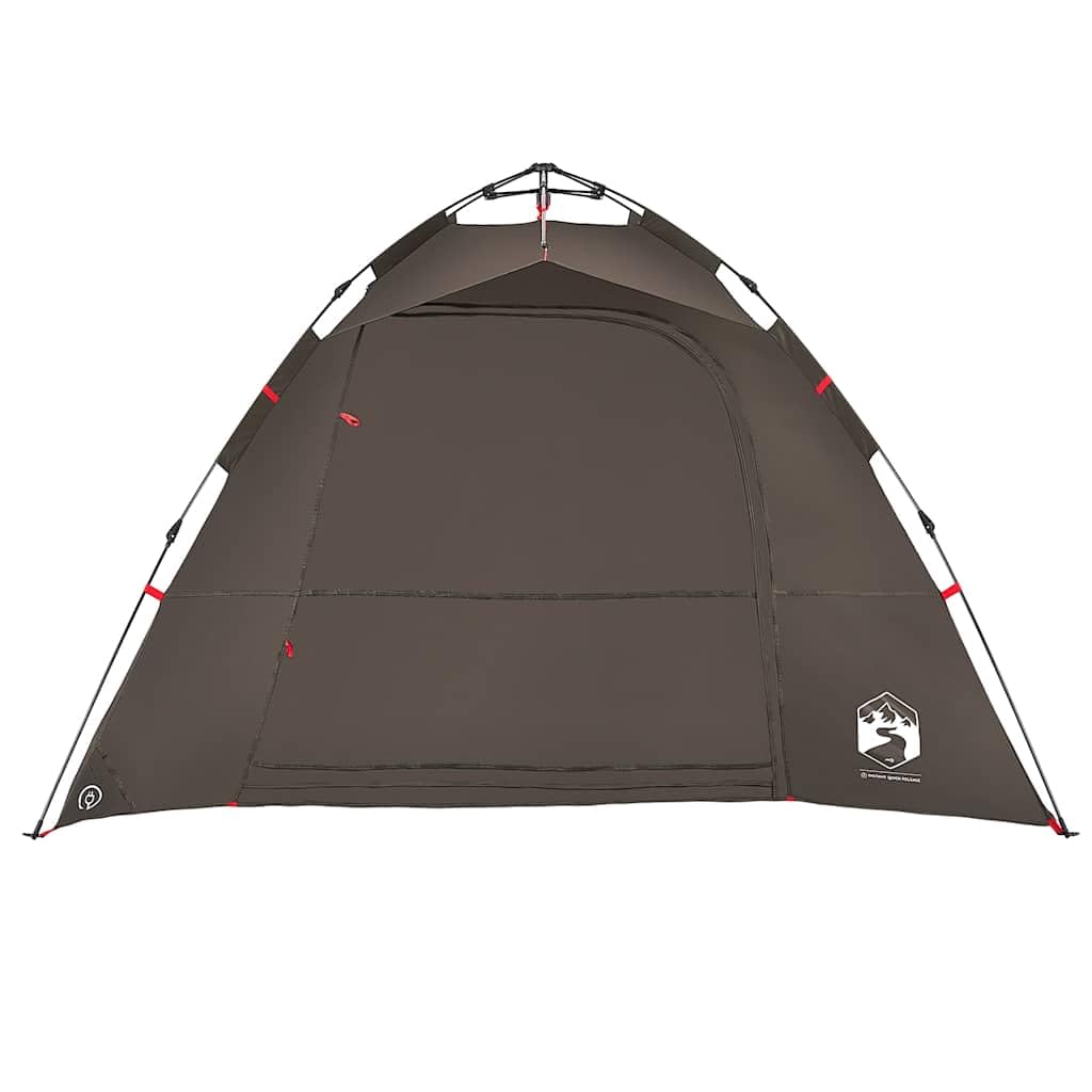 Tienda de Pesca 4 Personas Apertura rápida marrón,Deportes,Actividades al Aire Libre,Camping y Senderismo,Tiendas de campaña,4.55kg-4005327