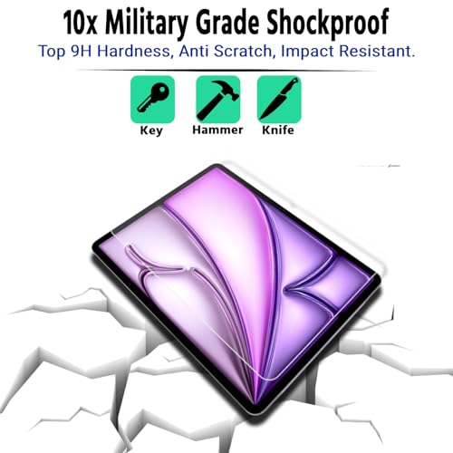 Image of Tempered Glass for iPad Air 13 inch M3 2025 Screen Protector Guard for iPad Air 13 inch M3 2025 Tablet - 1 Pack