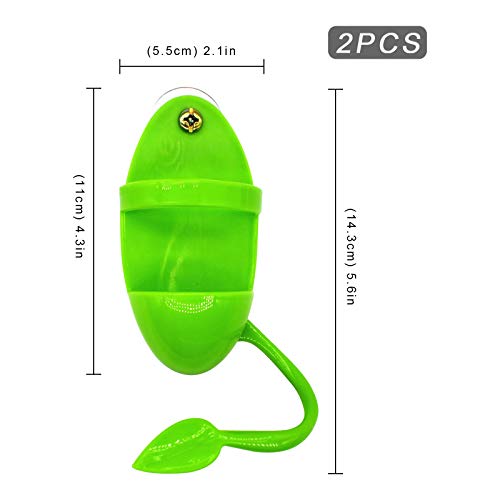 2 stks Vogelkooien voor Budgie Vogelvoeders Cuttlebone Houder Cuttlefish Vogelvoeding Cup Rack Vogelkooi Opslag Bowl… - Afbeelding 3