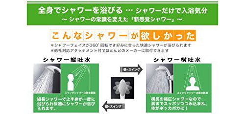 Amazon.co.jp: KVK スイングシャワーヘッド ブラック PZ965C5 : ホーム