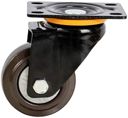 Roulettes pivotantes robustes 4 pouces charge 247 LB pour machine industrielle