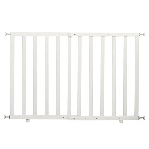 roba Türschutzgitter zum Klemmen, weiß, Breite 62-105cm, Treppengitter...