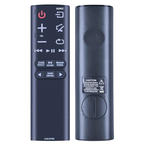 TCNOUMT New Replacement for Samsung Soundbar AH59-02733B Remote Control Compatible with HW-K335 HW-K350 HW-K430 HW-K450 HW-K470/EN HW-K650 HW-K651/XY HW-J4000 PS-WK450 HW-KM36 HW-KM37 HW-KM39