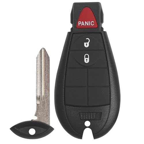 Key Fob Fit for Dodge RAM 1500 2500 3500 4500 5500 2013-2022 Truck, FCC: GQ4-53T, Replaces 56046953 68508720 56046953AE , 3-Button Fobik Electronic Pickup Keyless Entry Remote Control Replacement