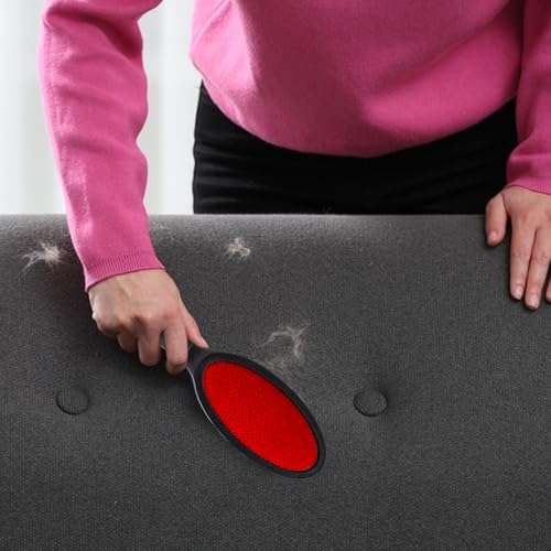 Mritrit 2 Stück Fusselbürste, Doppelseitige Velours Bürste zum Entfernen Haaren und Tierhaare, Samt Fusselbürste Kleidung, Wiederverwendbare Fusselbürste für Kleidung, Sofas