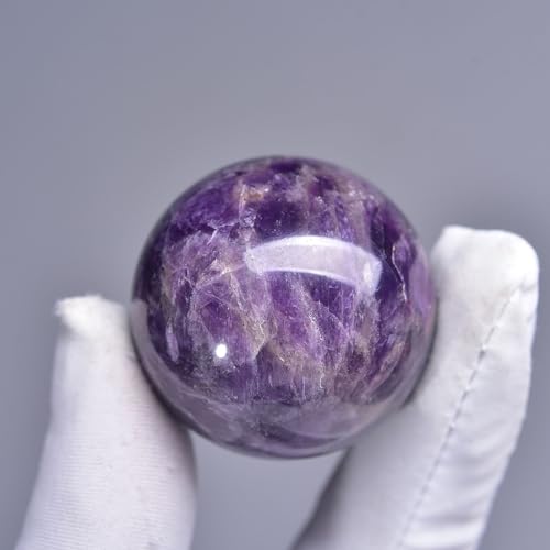 Sphère d'améthyste précieuse de qualité supérieure, mini cristal de collection 50mm - 2