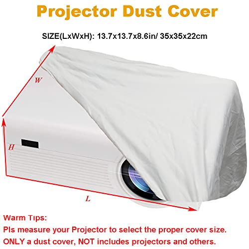 Skyour Projector Dust Cover Nylon Stretchy Outdoor Movie Video Projector Covers For Ceiling Mounted Universal Projectors Storage Bag Case Protective Covers thumb #1