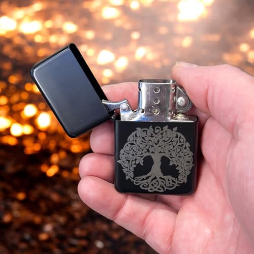 Encendedor Black Lighter estilo Celtic Tree of Life miniatura 4