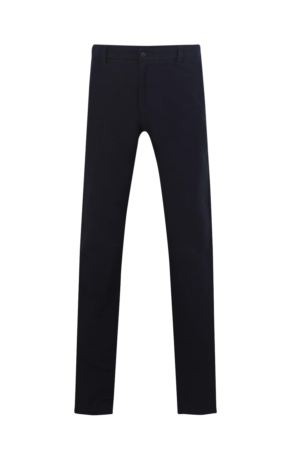 Dobell Mens Navy Moleskin Trousers Regular Fit 100% Cotton-36R